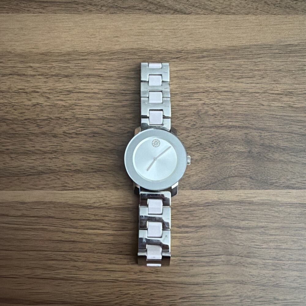 Movado Bold Silver/Pink Women's Watch - 3600702